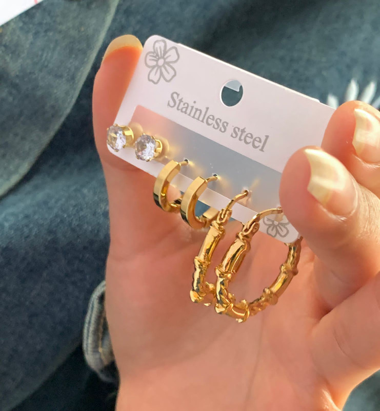 Stainless steel earrings